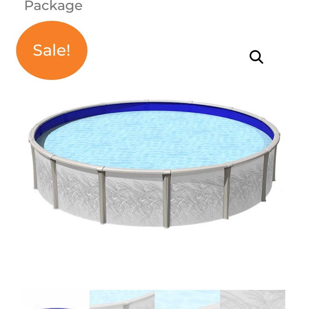 Meridian Above ground pool never installed 18x52 still on its pallet.